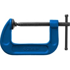 ЗУБР ПСС-80, 75 мм,чугунная струбцина тип С (G-образная), Профессионал (32245-075)