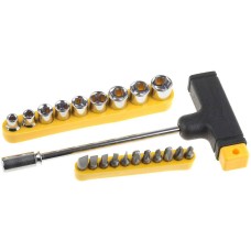 STAYER STANDART-22, 22 предм.,Т-образная отвертка с насадками (2540-H20)