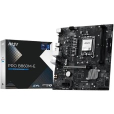 MSI Материнская плата PRO B860M-E B860, LGA1851, 2*DDR5, 1*PCIEx16, 1*PCIEx1, 2*M.2, 1*TypeC, 4*USB3.2Gen1, 8*USB2.0, 4*SATA3.0, 5G, DP, HDMI, M-ATX, RTL