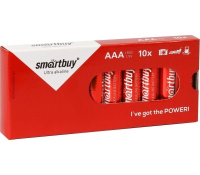 Элементы питания SMARTBUY (SBBA-3A10BX) LR03-10BOX