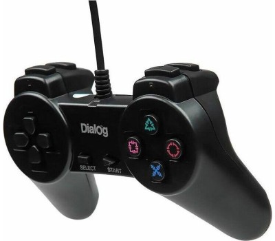 Геймпад GP-A01 Dialog Action - 10 кнопок, USB, черный