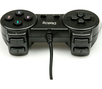 Геймпад GP-A01 Dialog Action - 10 кнопок, USB, черный