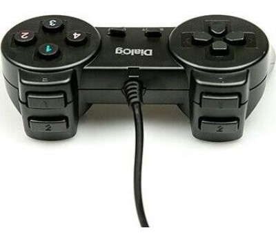 Геймпад GP-A01 Dialog Action - 10 кнопок, USB, черный