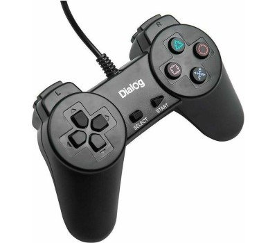 Геймпад GP-A01 Dialog Action - 10 кнопок, USB, черный