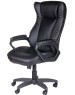 Кресло компьютерное OLSS кресло АДМИРАЛ Ультра черный экокожа
