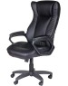 Кресло компьютерное OLSS кресло АДМИРАЛ Ультра черный экокожа