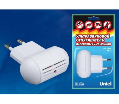 Устройство для отпугивания кротов и змей, на солнечной батарее UNIEL (UL-00004561) UDR-E10 WHITE