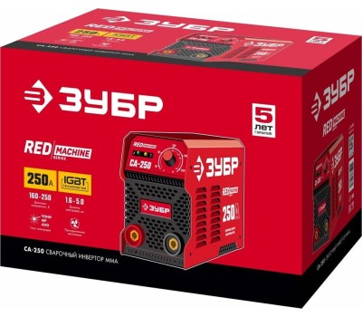 Сварочный аппарат ЗУБР СА-250 Сварочный аппарат инверторный 250 А