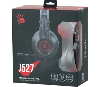 Наушники геймерские A4TECH Bloody J527 серый