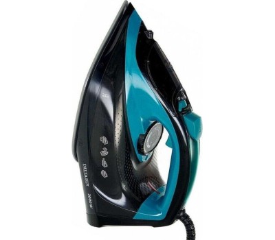 Утюг DELTA LUX DE-3000 черный/бирюзовый