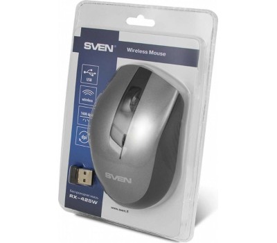 Мышь SVEN RX-425W серая