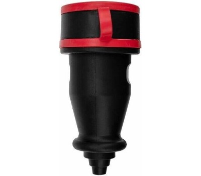 REXANT (111-012) РОЗЕТКА КАУЧУК, 3Р+РЕ, 32 А, IP20, ЧЕРНАЯ