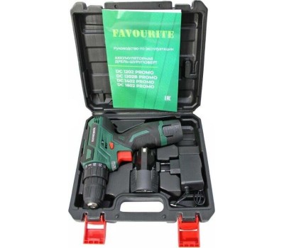 Аккумуляторная дрель-шуруповёрт FAVOURITE DC 1202 PROMO
