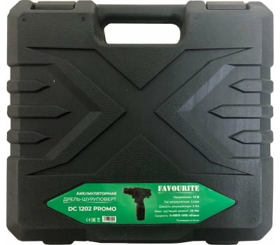 Аккумуляторная дрель-шуруповёрт FAVOURITE DC 1202 PROMO