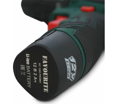 Аккумуляторная дрель-шуруповёрт FAVOURITE DC 1202 PROMO