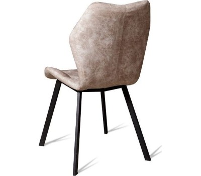 Cтул БИТЕЛ РИМ ВЕЛЮР ЛАТТЕ/Черный муар