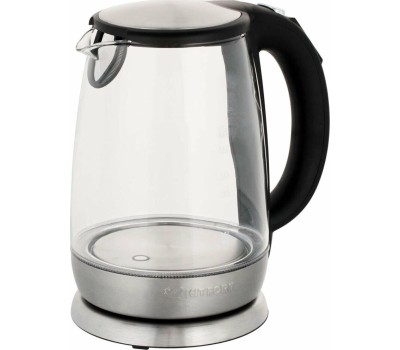 Чайник KITFORT КТ-628 серебристый (стекло)