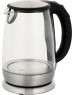 Чайник KITFORT КТ-628 серебристый (стекло)