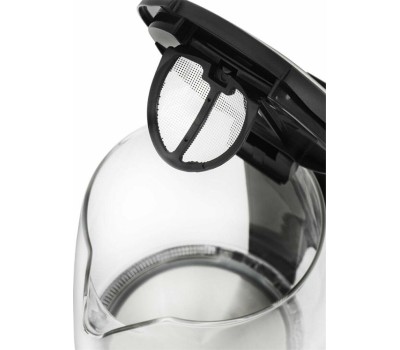 Чайник KITFORT КТ-628 серебристый (стекло)