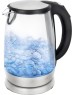 Чайник KITFORT КТ-628 серебристый (стекло)