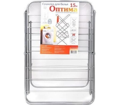 Сушилка для белья VIOLET Оптима напольная 15м (черная) 301507