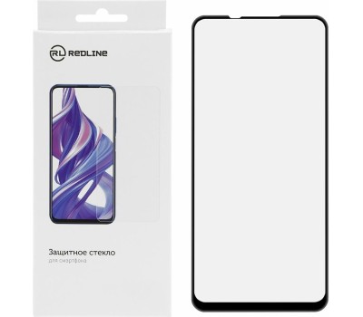 REDLINE Защитное стекло для экрана УТ000026152 черный Xiaomi Redmi Note 10T/Poco M3 Pro прозрачная 1шт.
