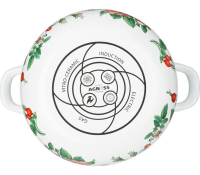Кастрюля AGNESS 934-573 ШИПОВНИК 3.6л
