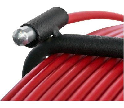 Протяжка REXANT (47-1110) Протяжка кабельная (УЗК в тележке), стеклопруток, d=11,0мм, 100м, красная