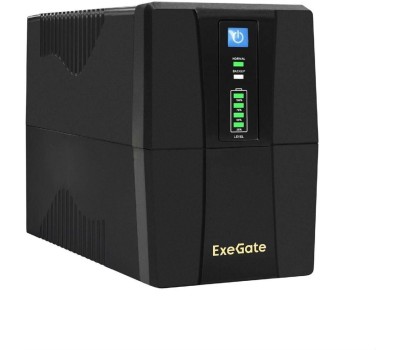 EXEGATE EP285474RUS ИБП Power Back BNB-850.LED.AVR.EURO.RJ.USB <850VA/480W, LED, AVR,2 евророзетки, RJ45/11, USB, Black>