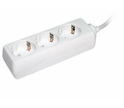 Удлинитель сетевой IEK Сетевой удлинитель У03К, 5м, белый [wyp10-16-03-05-z-n]