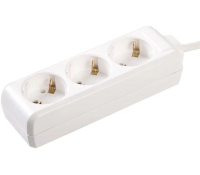 Удлинитель сетевой IEK Сетевой удлинитель У03К, 5м, белый [wyp10-16-03-05-z-n]