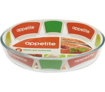 Форма APPETITE PL13 стекл овал 21x14x5см/0,7л
