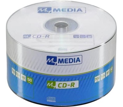 MYMEDIA Оптический диск CD-R 700МБ 52x, 50шт., pack wrap [69201]