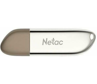 Флешка NETAC Флешка USB U352 128ГБ, USB2.0, серебристый [nt03u352n-128g-20pn]