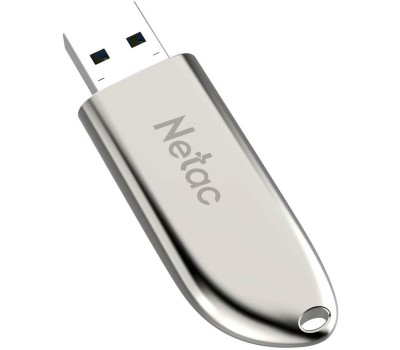 Флешка NETAC Флешка USB U352 128ГБ, USB2.0, серебристый [nt03u352n-128g-20pn]