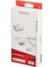 HAMA Автомобильное зарядное устройство H-183266, USB-A, 8-pin Lightning, 12Вт, 2.4A, белый [00183266]