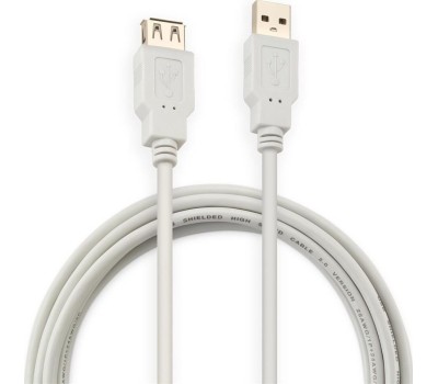 Кабель BURO Кабель-удлинитель USB2.0 USB A(m) - USB A(f), 3м [usb2.0-am/af-3]