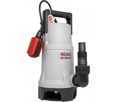 Дренажный насос РЕСАНТА Насос дренажный НД-15500П/35B, центробежный, погружной, 15500л/ч [77/2/4]