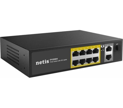 Коммутатор NETIS Коммутатор P110GH, неуправляемый