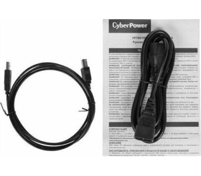 ИБП CYBERPOWER ИБП VP1600EILCD {Line-Interactive, Tower, 1600VA/960W USB/RS-232/RJ11/45 (4 + 4 С13) 12В/9 Ач х 2}
