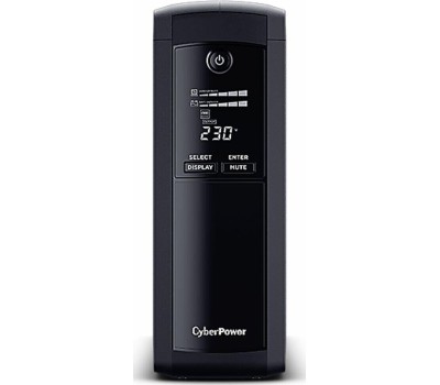 ИБП CYBERPOWER ИБП VP1600EILCD {Line-Interactive, Tower, 1600VA/960W USB/RS-232/RJ11/45 (4 + 4 С13) 12В/9 Ач х 2}