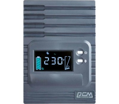 PowerCom Smart King Pro+ SPT-1500-II LCD ИБП {Line-Interactive, 1500VA/1200W, Tower, 8xC13 с резервным питанием, USB, SNMPslot} (1152565)