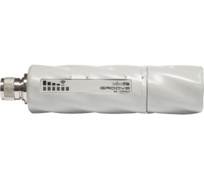 MIKROTIK Точка доступа GrooveA 52 ac, AC750, 2.4/5ГГц, 1xRJ45, серый [rbgroovega-52hpacn]