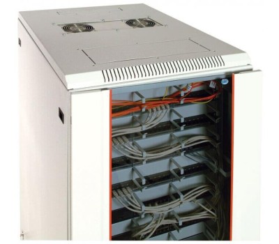 ЦМО Шкаф серверный ШТК-М-42.6.10-1ААА-9005 напольный, стеклянная передняя дверь, 42U, 600x2030x1000 мм