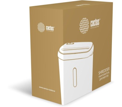 шредеры CACTUS Уничтожитель бумаг CS-SH-A1, P-2, 297мм, 6 мм, 6. лист. одновременно, 8л