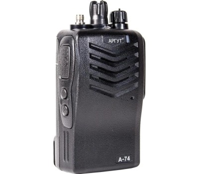 Рация АРГУТ Рация А-74 DMR VHF 16 кан., до 21.60км, компл.: 1шт, аккумулятор, черный [ru51028]