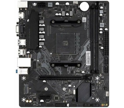 Материнская плата CBR Материнская плата A520M-K {Socket AM4, 2*DDR4, mATX, VGA+HDMI, 1*PCIEx16/1*PCIEx1/1*M.2(NVME & SATA), 4*SATA3, 4*USB2+2*USB3, Glan}