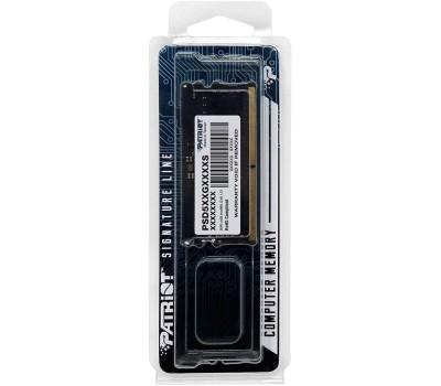 Память оперативная PATRIOT Оперативная память Signature Line PSD58G560041S DDR5 - 1x 8ГБ 5600МГц, для ноутбуков (SO-DIMM), Ret