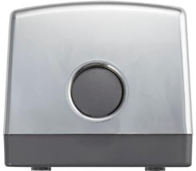 GFmark - Дозатор жидкого МЫЛА, пластиковый, хромированный, большой, с глазком, с серой педалью, 350 мл 631