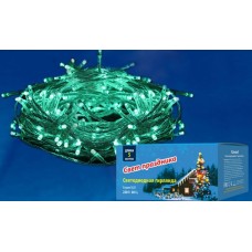 Гирлянда UNIEL (UL-00005760) ULD-S0500-050/DTA GREEN IP20 Гирлянда светодиодная с контроллером, 5м. 50 светодиодов. Зеленый свет. Провод прозрачный. ТМ Uniel